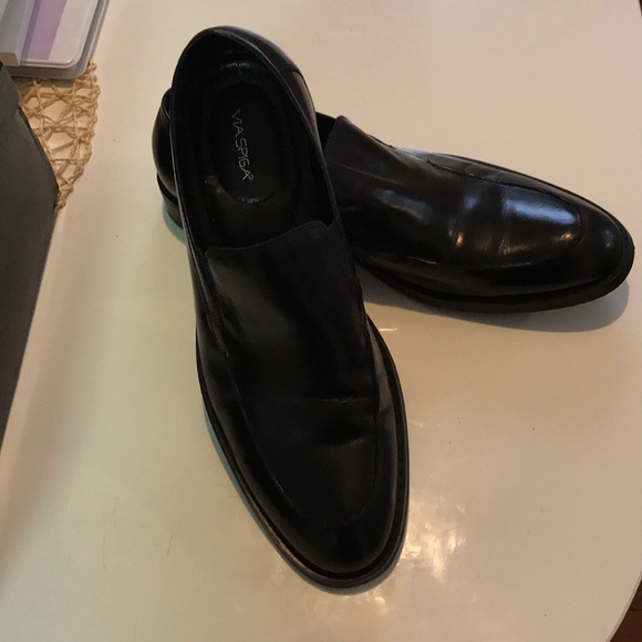 Via Spiga Other - Black classic men’s loafers